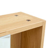 Stylish Wall-Mounted Bathroom Cabinet with Towel Rack and Shelves