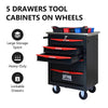 Rolling Tool Cart with Stainless Steel Top – Smart Storage for Garage & Workshop