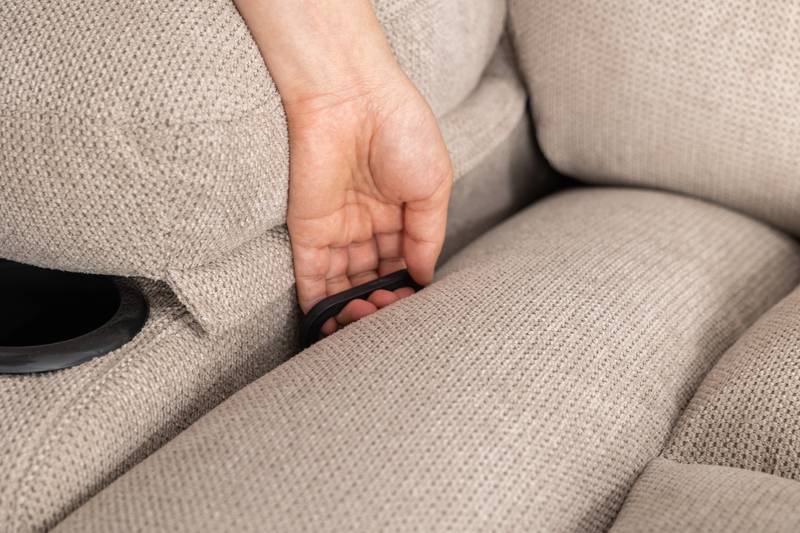 Cozy Heat & Massage Recliner Sofa with USB & Cup Holders