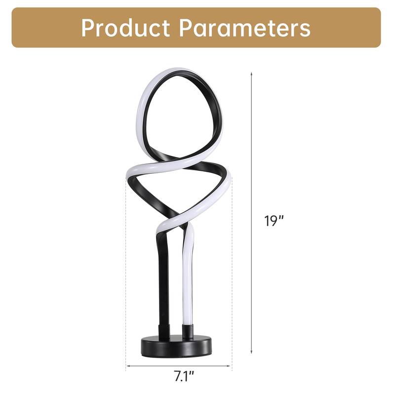 Chic Dimmable LED Bedside Lamp