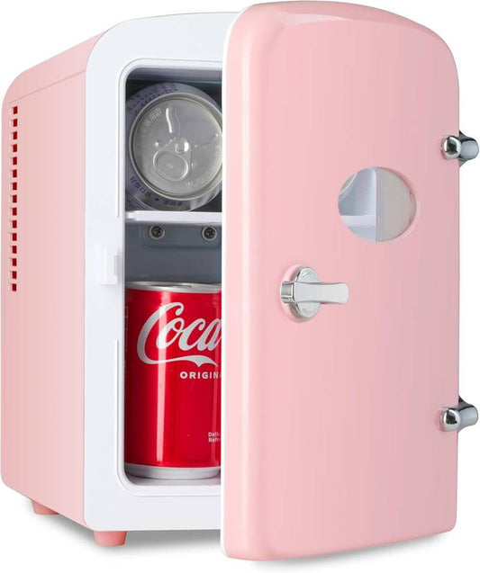 Chill & Heat Mini Fridge in Pink