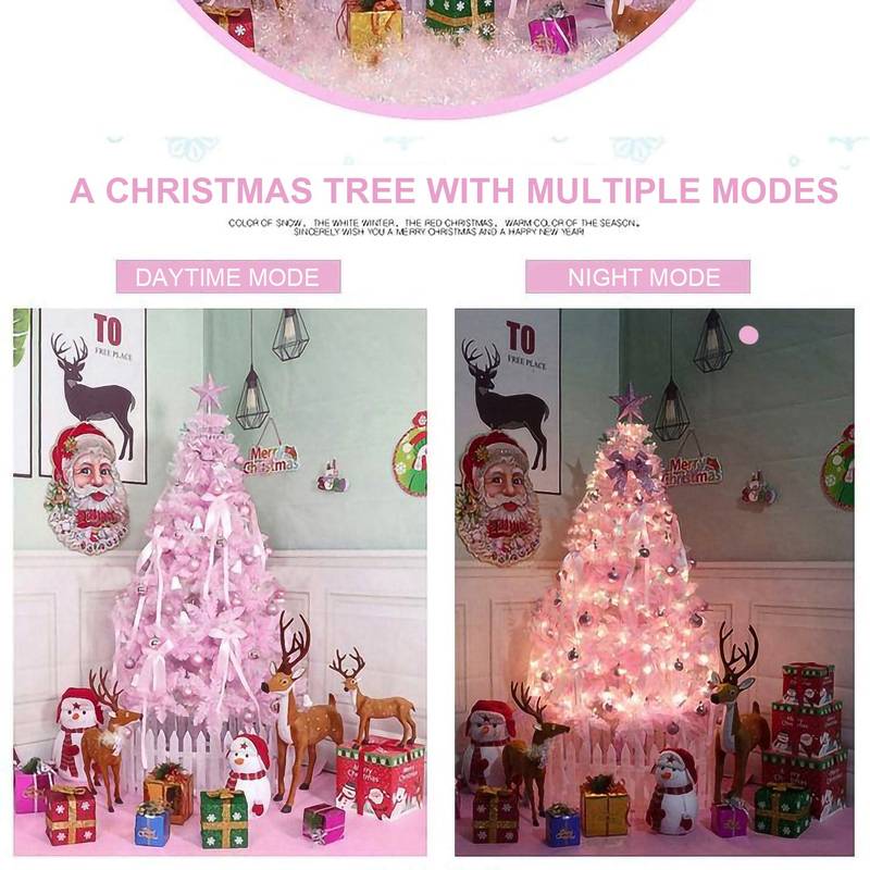 Charming Pink Christmas Tree