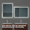 Illuminate Luxe: Dimmable LED Vanity Mirror with Anti-Fog & Versatile Control