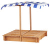 Magic Sand Playground with Adjustable Cover and Cozy Benches