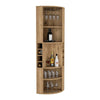 Stylish Oban Corner Bar Cabinet with Ample Storage