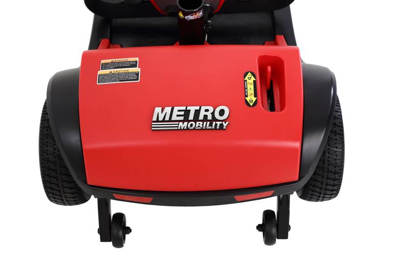 Sleek Red Mobility Scooter