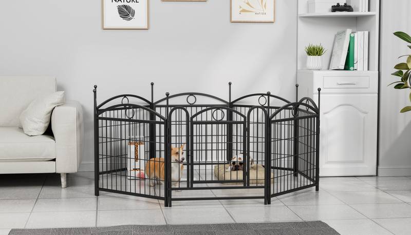Paw Paradise Playpen: The Ultimate Indoor/Outdoor Dog Fence