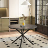 Chic Cross Leg Round Dining Table