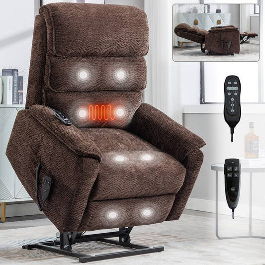 Cozy Comfort Power Lift Recliner with Heat & Massage
