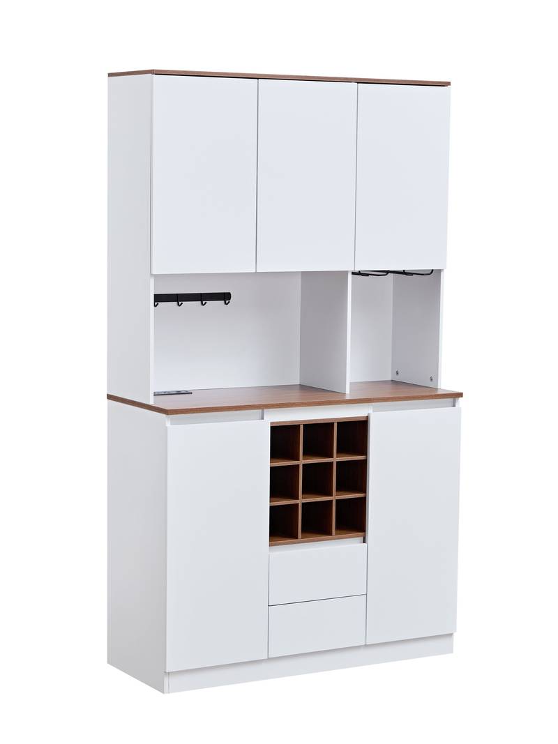 Charming Farmhouse Coffee & Wine Cabinet
