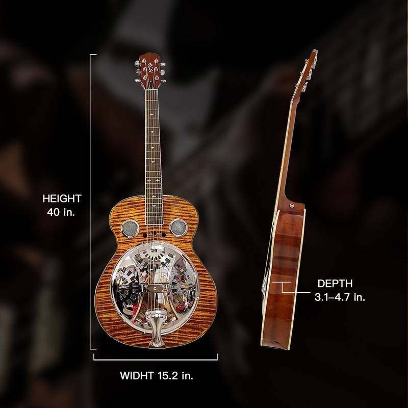 Essential Resonator Guitar with Preamplifier