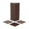 Versatile Interlocking Deck Tiles - Weatherproof Brown Patio Flooring