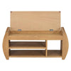 Cozy Curved Shoe Bench