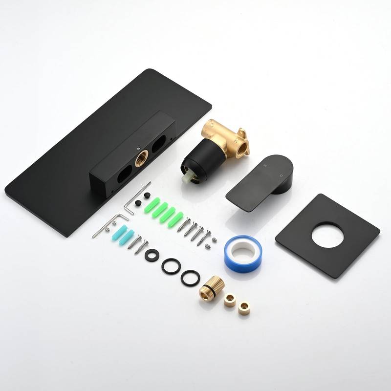 Waterfall Wall-Mount Bathroom Faucet