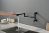 Brass Wall-Mounted Pot Filler Faucet