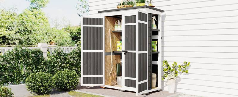Garden Guard: Stylish Outdoor Storage Shed