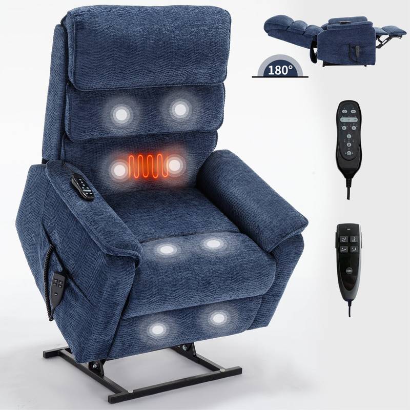 Cozy Power Lift Recliner with Heat & Massage