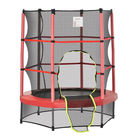 Happy Hopper Kids Trampoline with Safety Net - Springless Fun for Little Bouncers!