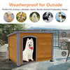Cozy Canine Crib: Weatherproof Wooden Dog House for Comfort Year-Round
