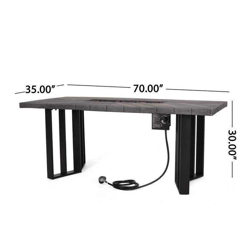 Cozy Glow Outdoor Fire Table