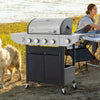 Ultimate Stainless Steel Propane Grill with Side Burner