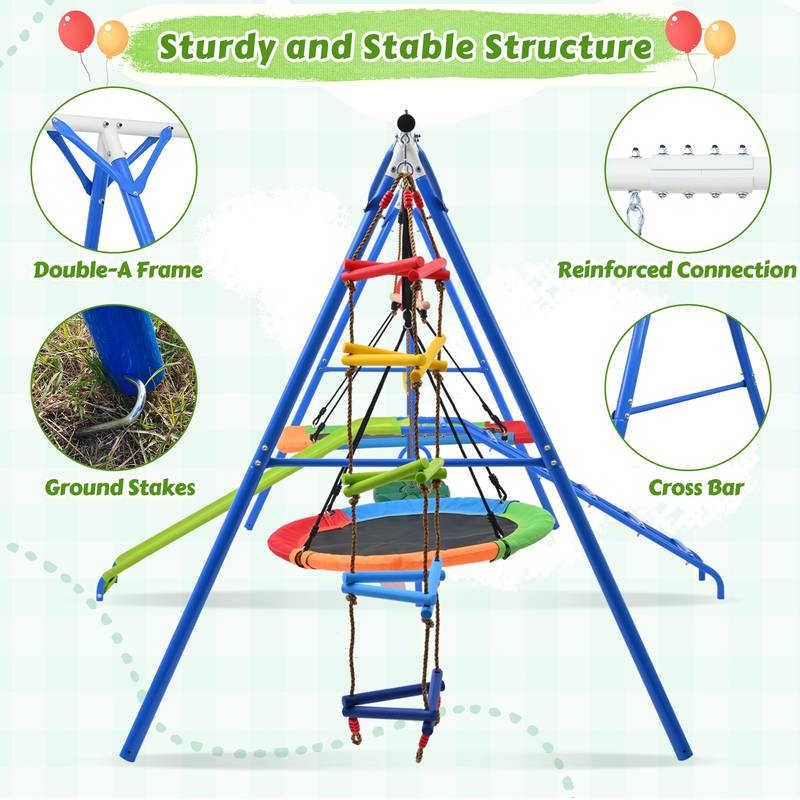 Ultimate Adventure Swing Set for Kids