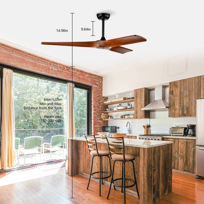 Stylish Reversible Ceiling Fan with Remote - Perfect for Any Room!