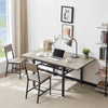 Cozy Foldable Dining Table in Grey
