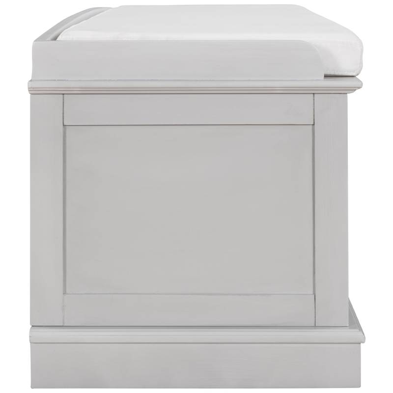 Stylish Storage Bench with Cushioned Seat