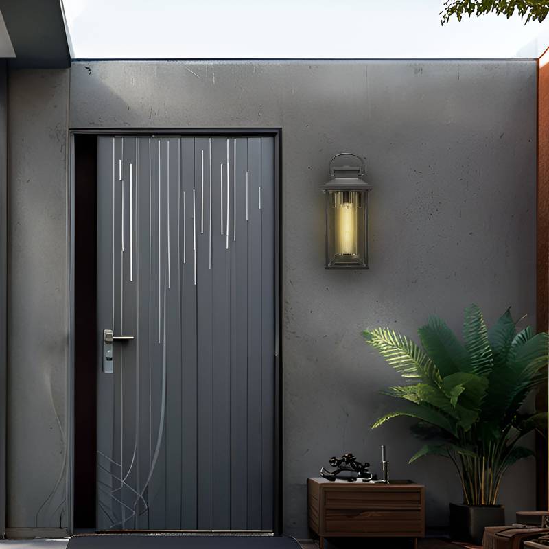 Rustproof Modern Outdoor Wall Lantern