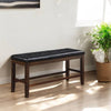 Urban Chic Counter Bench in Black & Espresso