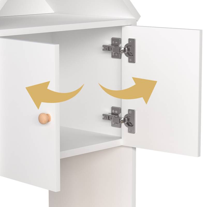 Cozy House Bookshelf for Kids: Fun Storage for Books and Toys!