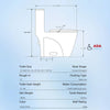 Eco-Friendly Comfort Height Toilet with Soft Close Seat – Glossy White