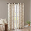 Fretwork Grommet Curtain Panel