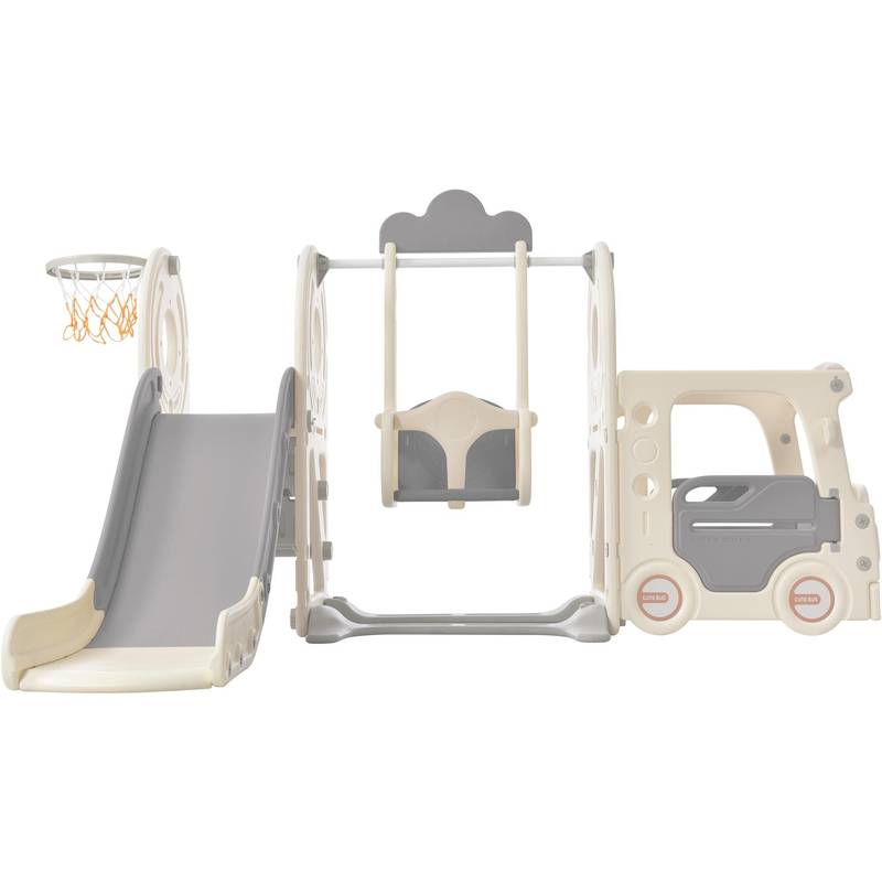 Bus Adventure Playset with Slide and Swing