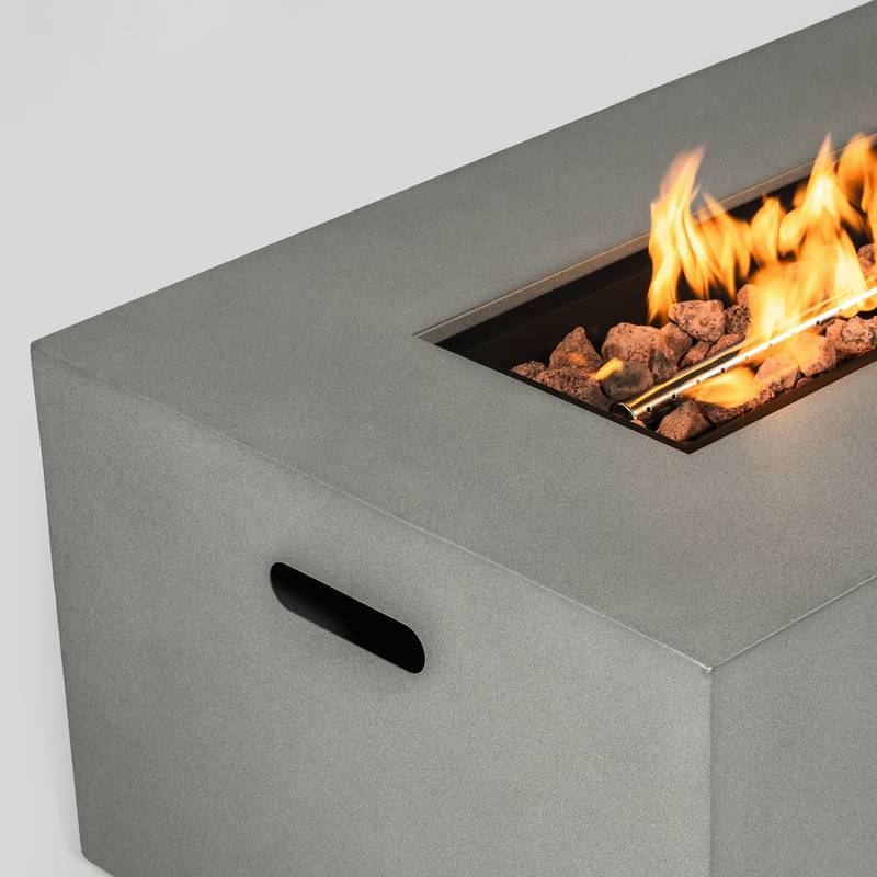 Cozy Propane Fire Table with Tank Holder