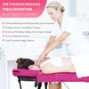 Easy-Set Portable Massage Table with Carry Bag