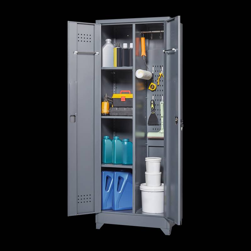 Lockable Metal Storage Solutions: Tall Tool Organizer for Home & Shop