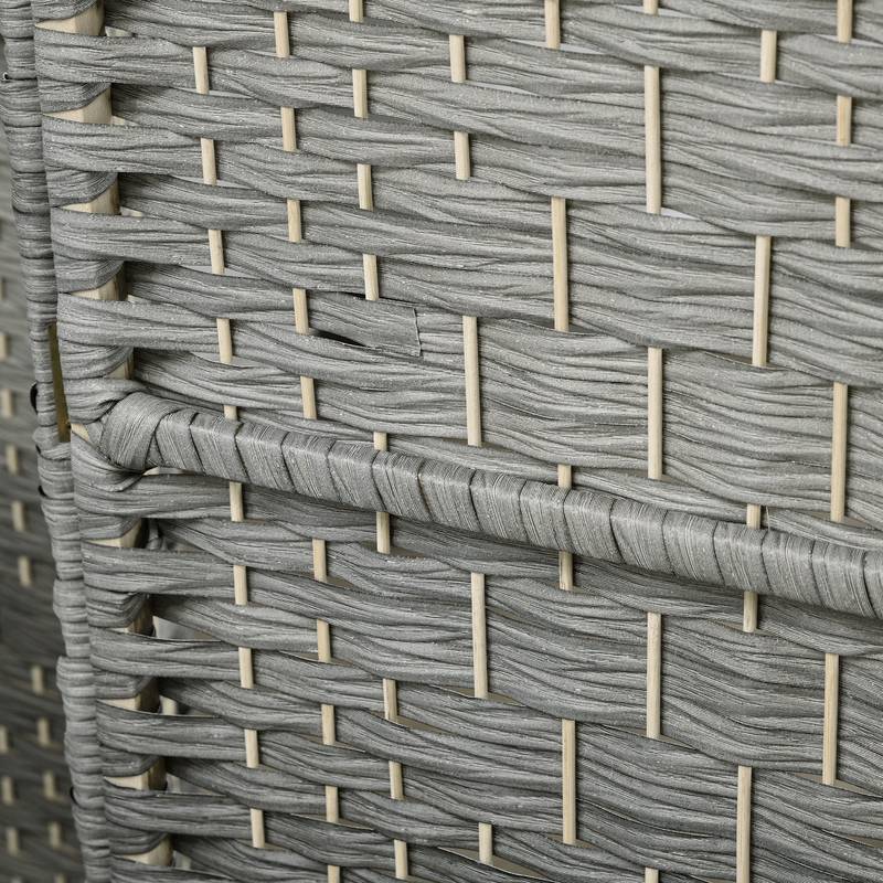 Cozy Privacy Folding Screen – Woven Room Divider