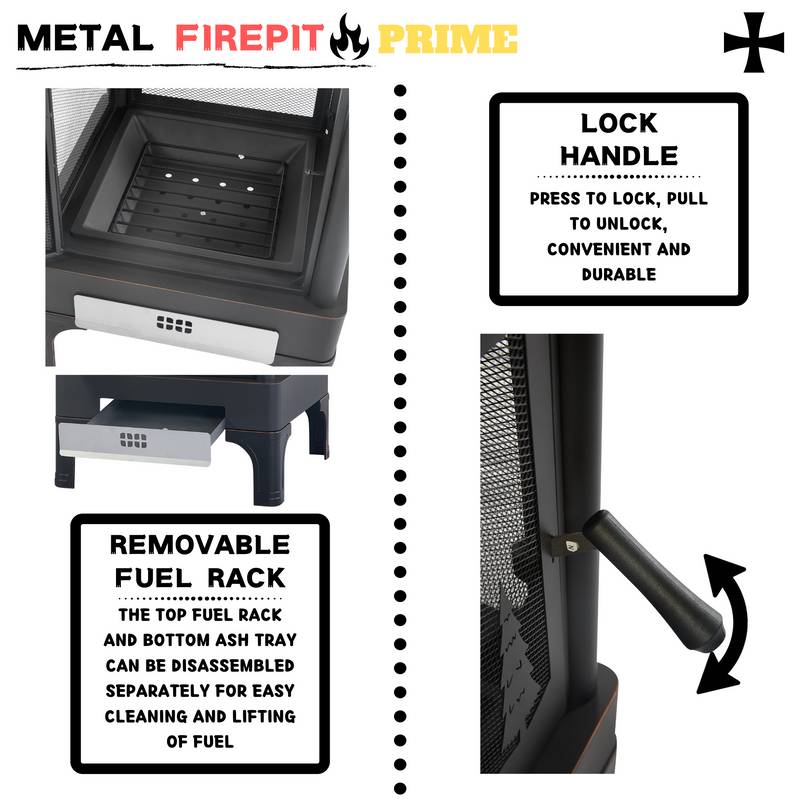 Backyard Blaze Heavy-Duty Fire Pit