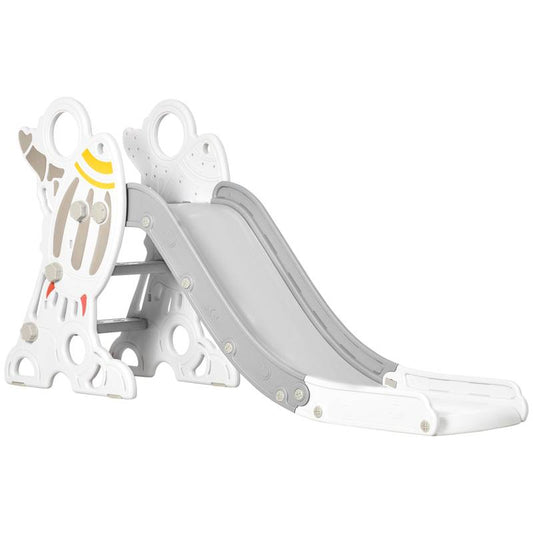 Cozy Toddler Indoor Slide - Fun Gray Playset for Little Explorers!