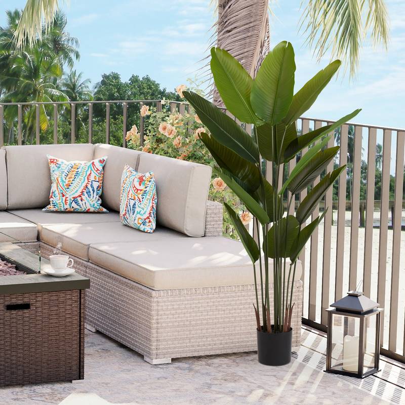 Traveler's Banana Leaf Décor Set