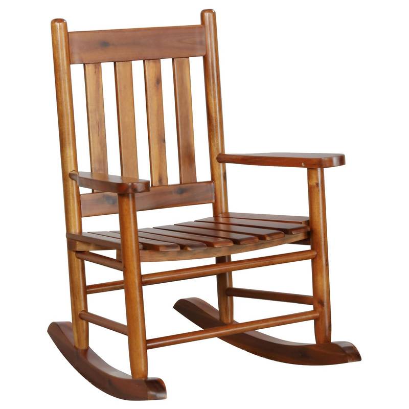 Golden Brown Kids' Rocking Chair