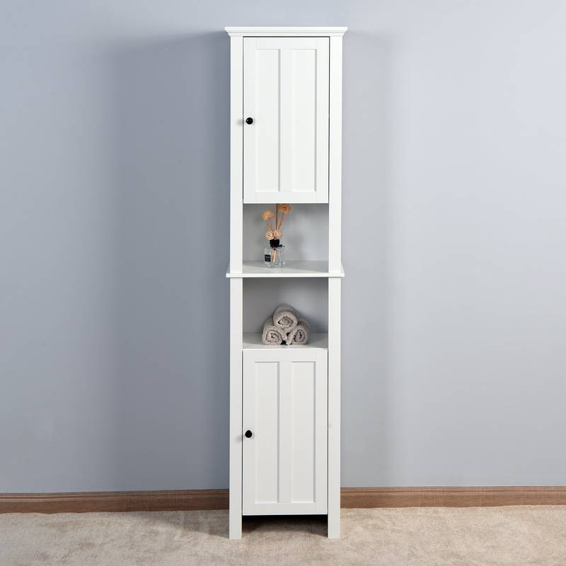 Chic Wooden Storage Cabinet for Bathroom and Living Room