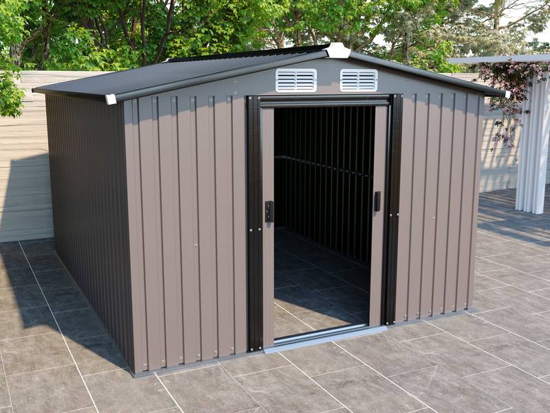 Garden Guardian Metal Shed