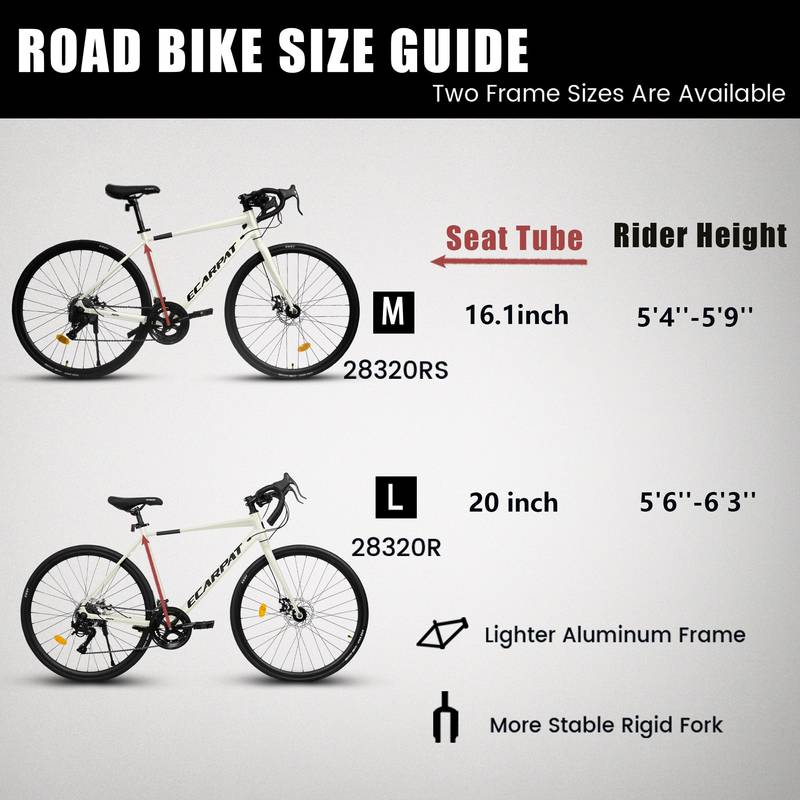 Accelerate Road Bike - Lightweight, Disc Brakes, Perfect for All Riders