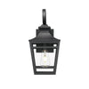 Stylish Black Outdoor Wall Lights - Waterproof Sconces for Porch & Patio (Set of 2)
