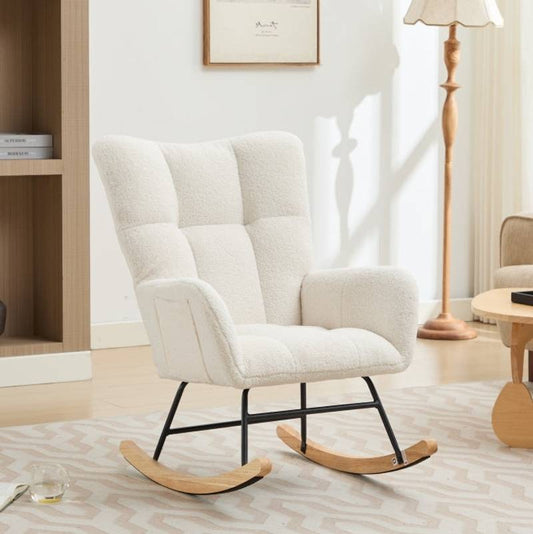 Cozy Glide Rocking Chair for Nurseries and Homes