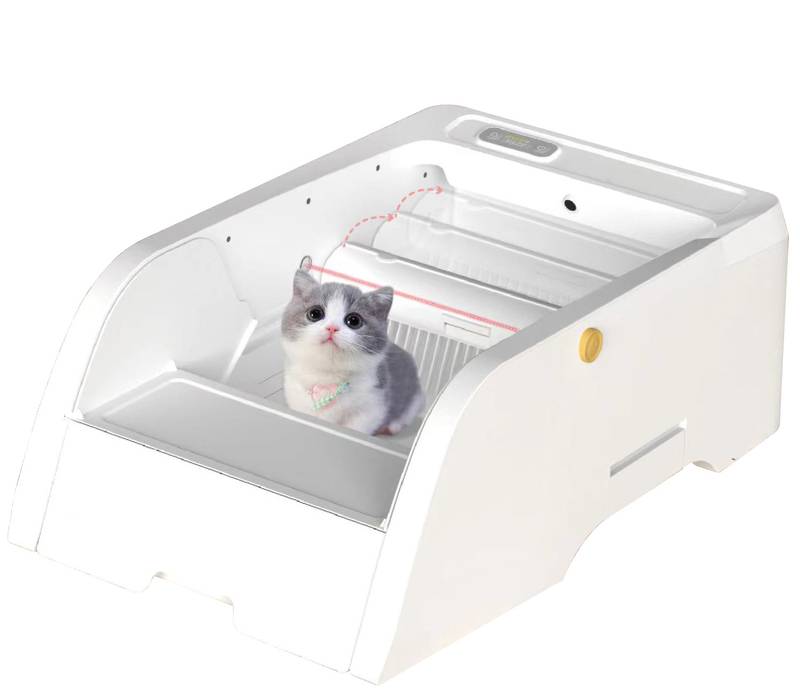 Easy Access Smart Cat Litter Box