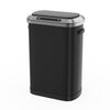 Smart Sensor Trash Can - Sleek Black Design